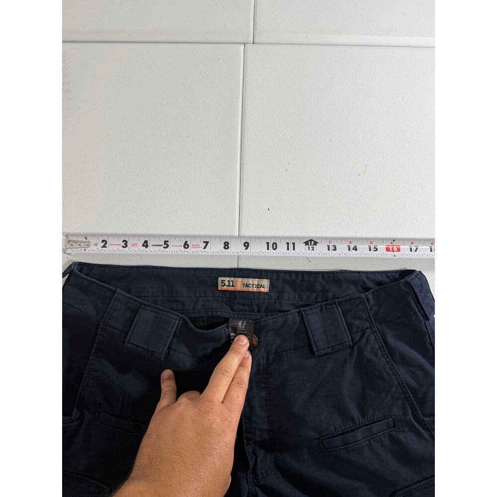 5.11 Tactical Pants Women’s Size 14 Regular Navy Cargo Stryke Ripstop - Picture 3 of 5